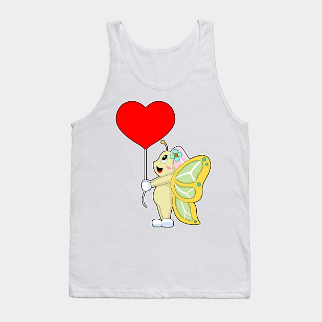 Butterfly Bride Heart Wedding Tank Top by Markus Schnabel